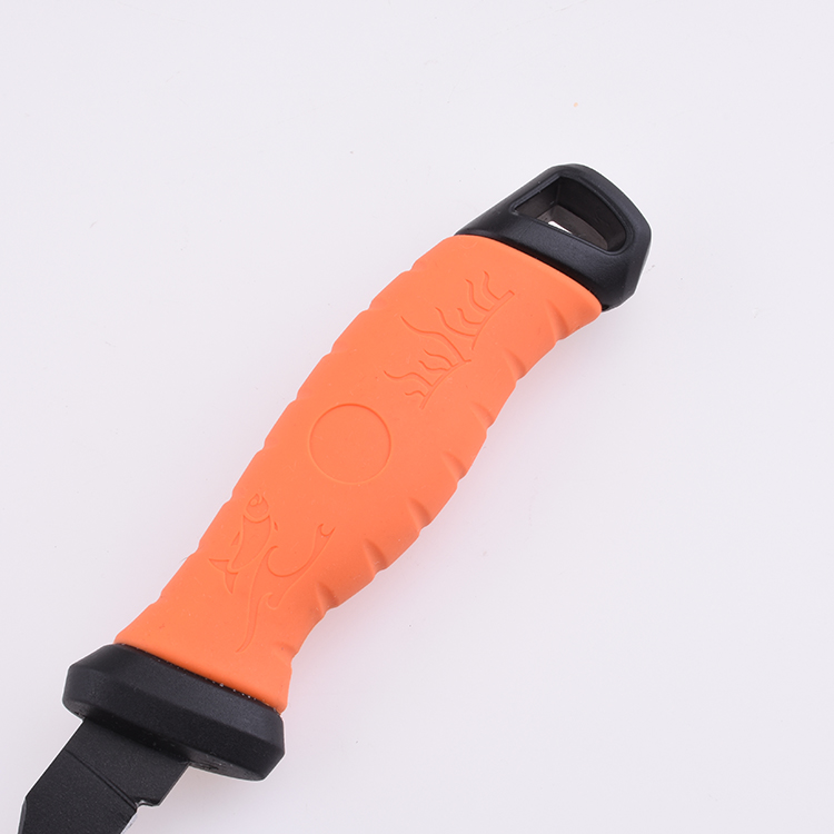 Cuchillo de pesca fijo OEM Hoja 3Cr13 PP + Mango TPR FX-FK005
