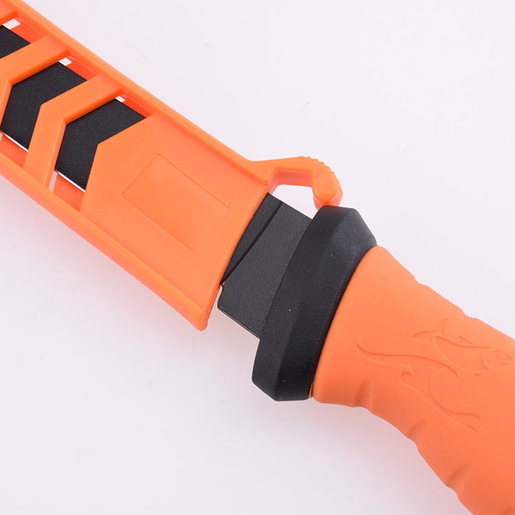 Cuchillo de pesca fijo OEM Hoja 3Cr13 PP + Mango TPR FX-FK005