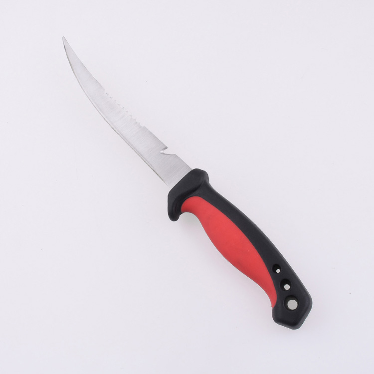 Coltello da pesca fisso OEM 3Cr13 lama PP + manico TPR FX-FK001
