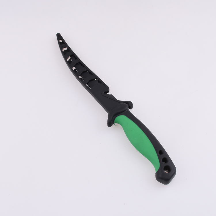 OEM Fixed Fishing Knife 3Cr13 Blade PP + TPR Handle FX-FK101 01