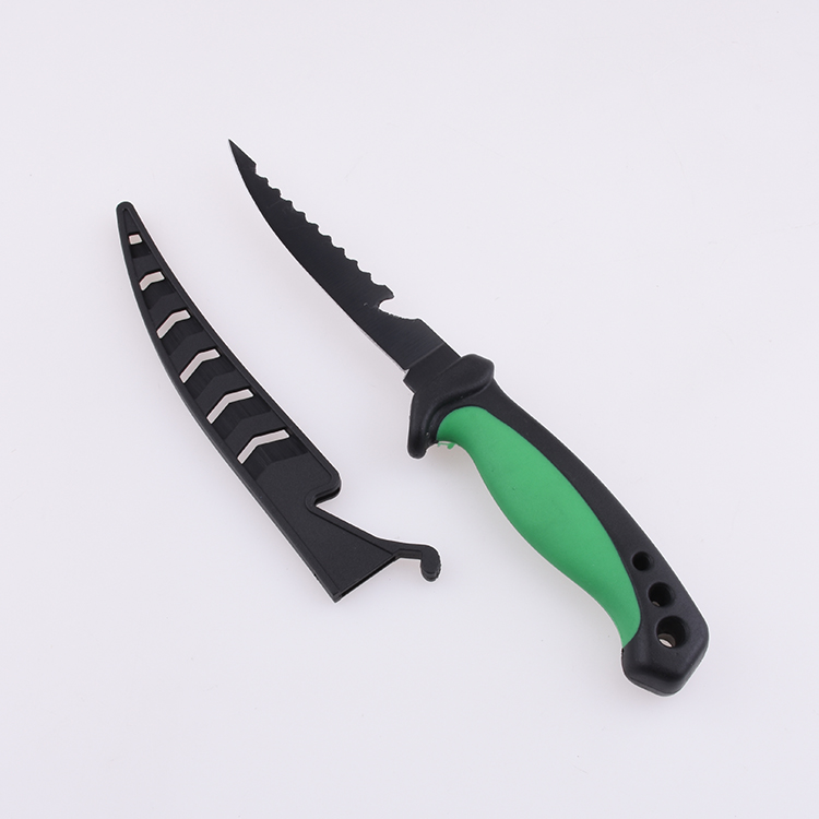 OEM Fixed Fishing Knife 3Cr13 Blade PP + TPR Handle FX-FK101 03