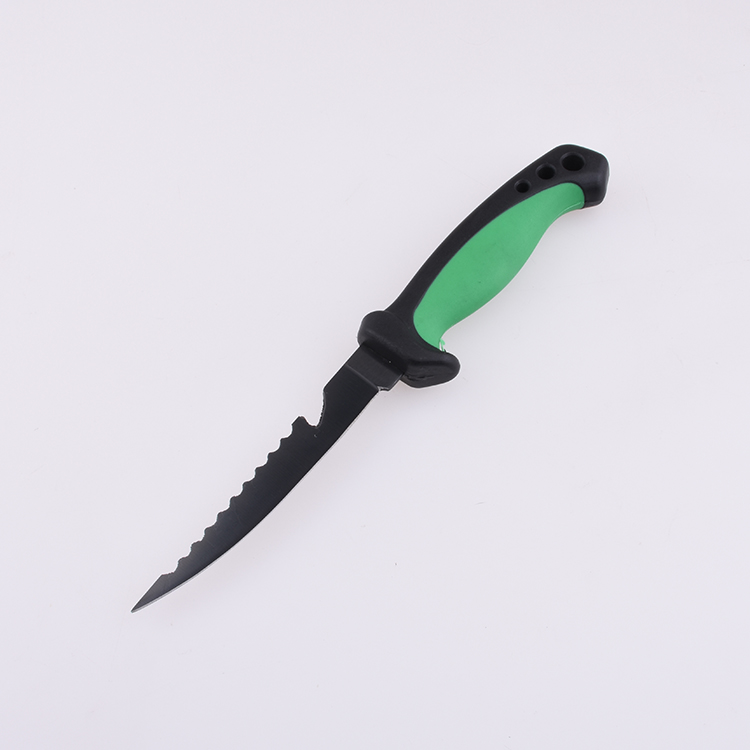 OEM Fixed Fishing Knife 3Cr13 Blade PP + TPR Handle FX-FK101 05