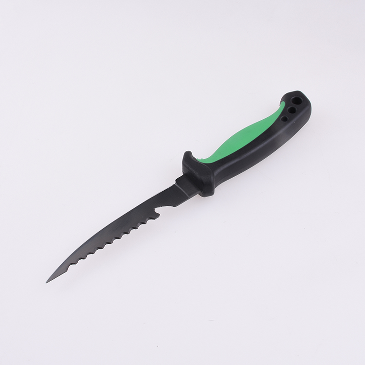 OEM Fixed Fishing Knife 3Cr13 Blade PP + TPR Handle FX-FK101 06
