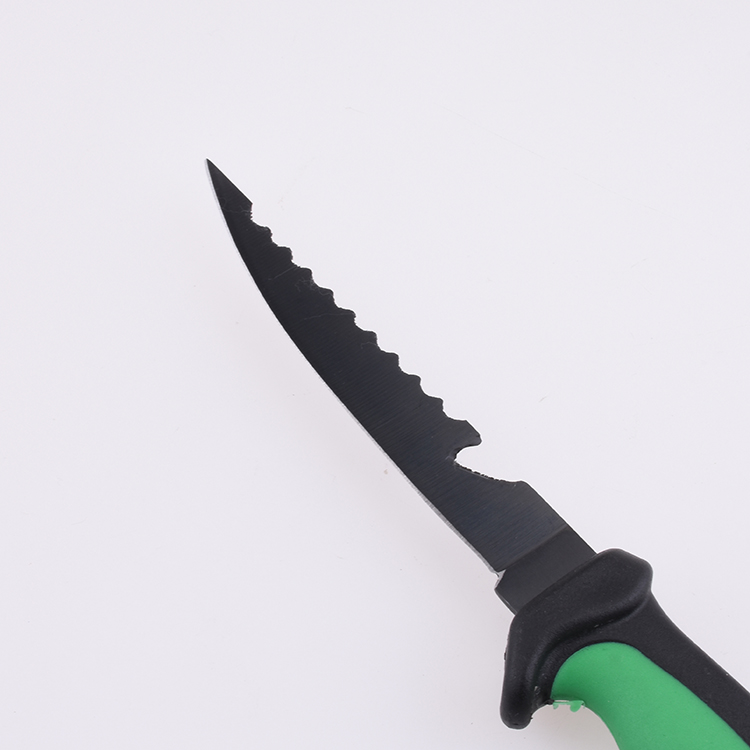 OEM Fixed Fishing Knife 3Cr13 Blade PP + TPR Handle FX-FK101 07