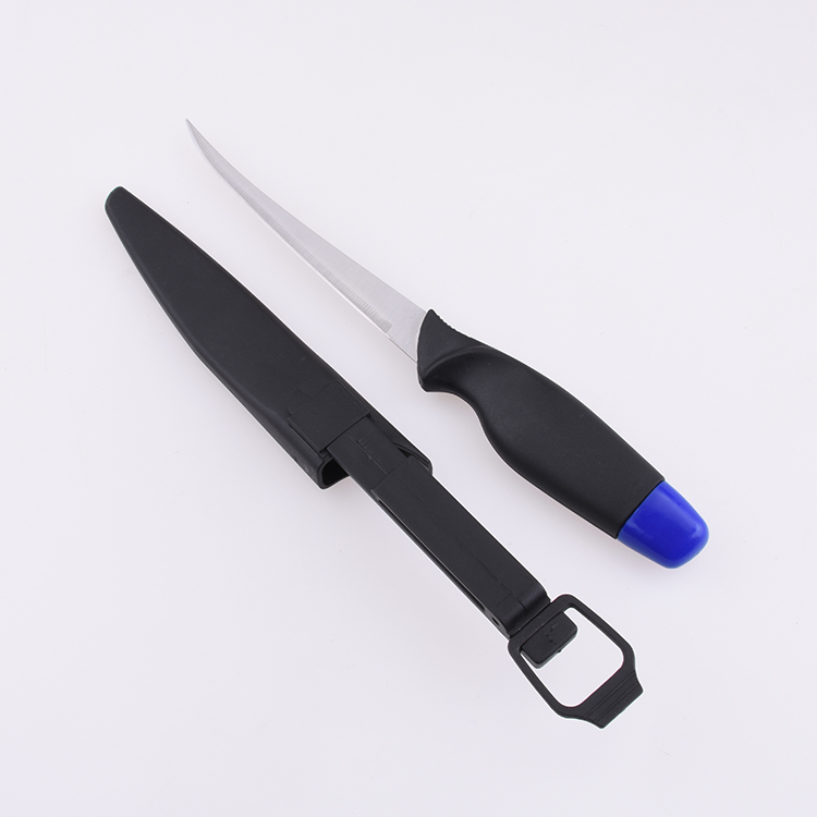 Cuchillo de pesca fijo OEM Hoja 3Cr13 Mango PP FX-FK011