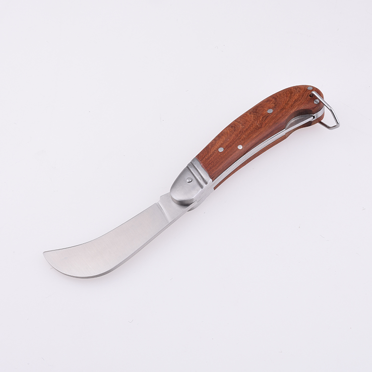 OEM folding knife 2Cr13 blade wood handle electrician knife usage work tool usage SS-0828