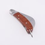 OEM folding knife 2Cr13 blade wood handle electrician knife usage work tool usage SS-0828 05