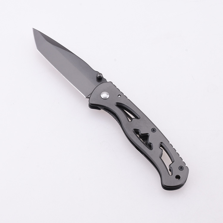 Canivete dobrável com lâmina 3Cr13 e cabo de alumínio anodizado XW-1010