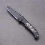 OEM Folding Pocket Knife 3Cr13 Blade Anodized aluminum Handle XW-1016 02