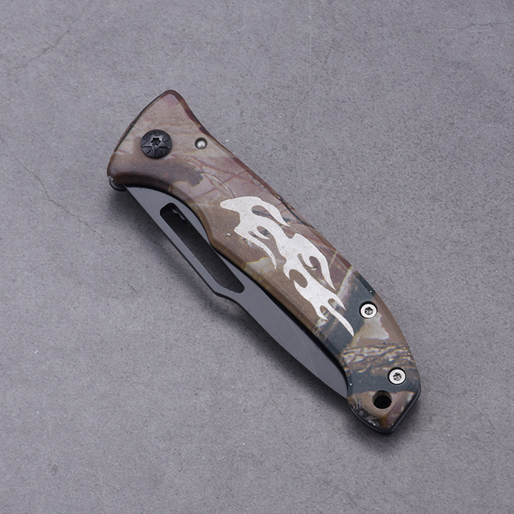OEM Folding Pocket Knife 3Cr13 Blade Anodized aluminum printing coloring Handle XW-1016
