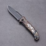 OEM Folding Pocket Knife 3Cr13 Blade Anodized aluminum printing coloring Handle XW-1016 02