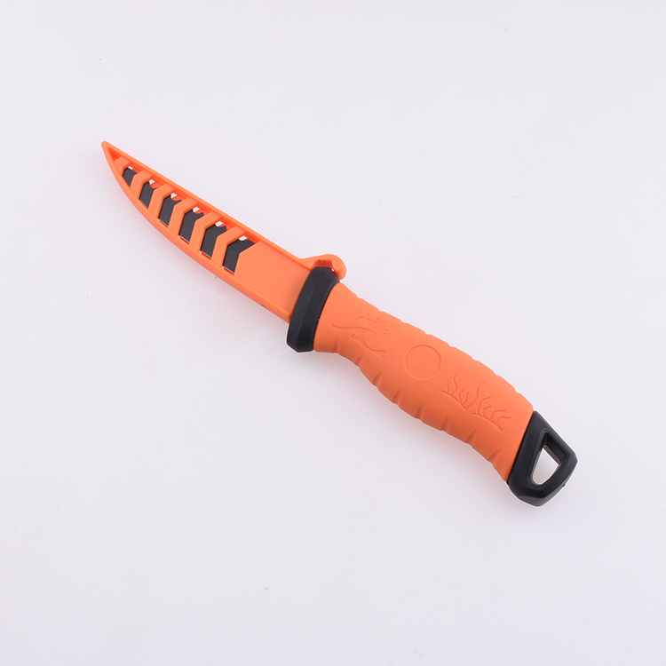 Cuchillo de pesca fijo OEM Hoja 3Cr13 PP + Mango TPR FX-FK005