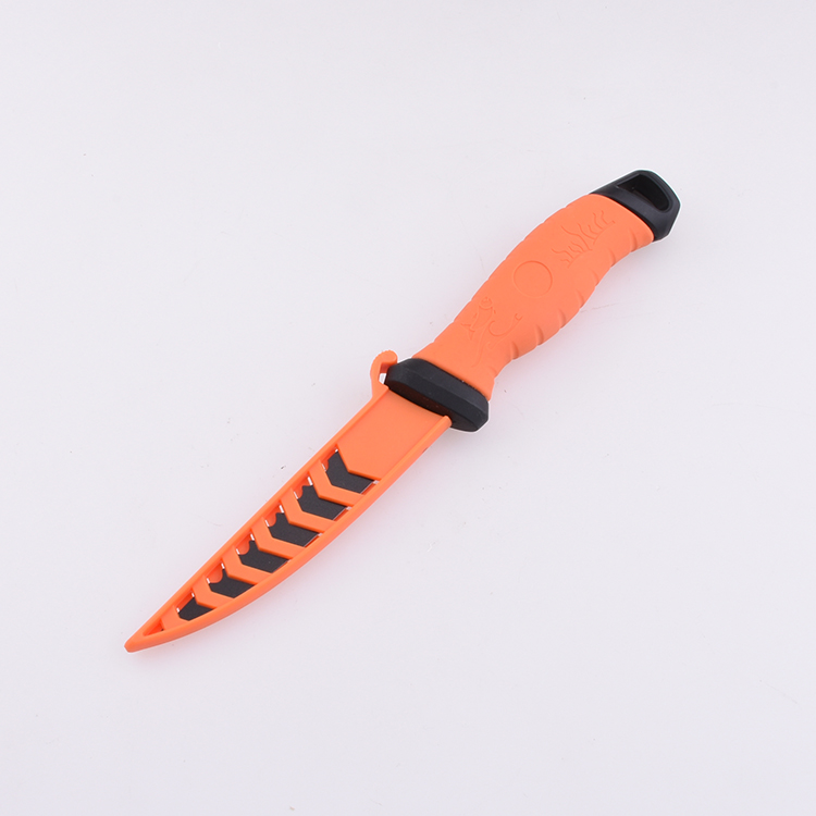 Cuchillo de pesca fijo OEM Hoja 3Cr13 PP + Mango TPR FX-FK005
