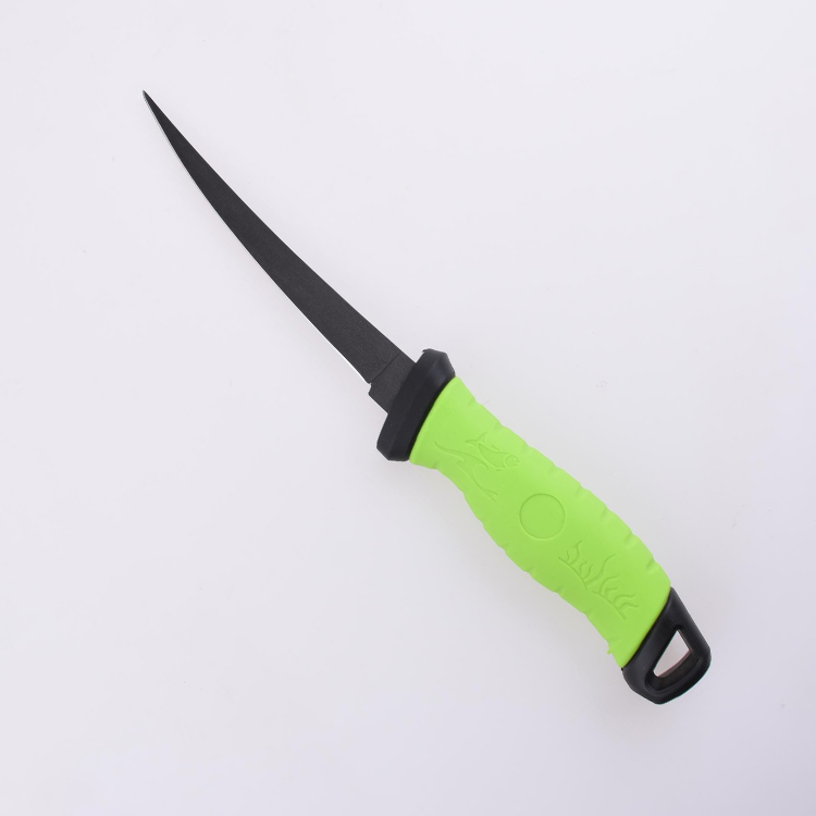 OEM Fixed Fishing Knife 3Cr13 Blade PP + TPR Handle FX-FK106