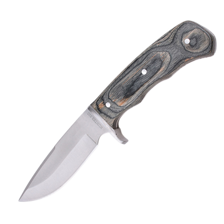 OEM Fixed Hunting Knife 3Cr13 Blade Color wood Handle JM-1029