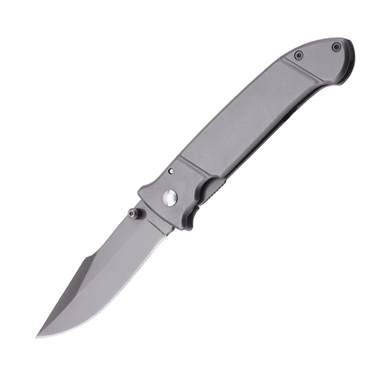 Couteau de poche pliant OEM Lame 3Cr13 Manche en aluminium anodisé XW-1012