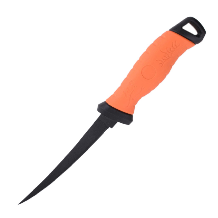 Фиксированный рыболовный нож OEM 3Cr13 Лезвие PP + ручка TPR FX-FK006