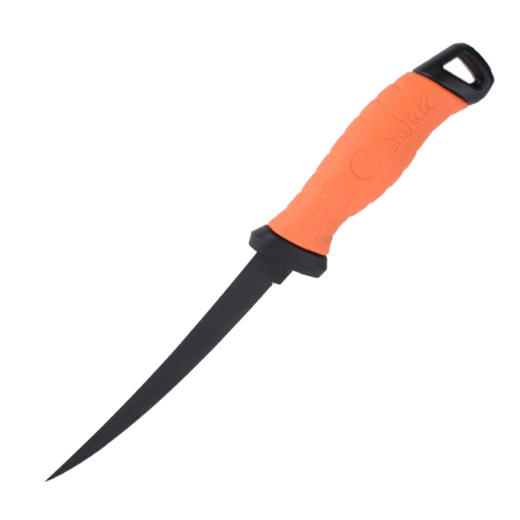 Фиксированный рыболовный нож OEM 3Cr13 Лезвие PP + ручка TPR FX-FK007