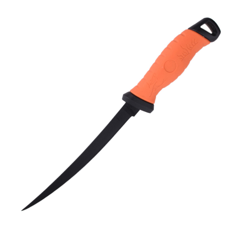 OEM Fixed Fishing Knife 3Cr13 Blade PP + TPR Handle FX-FK008