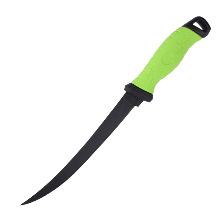 OEM Fixed Fishing Knife 3Cr13 Blade PP + TPR Handle FX-KF109