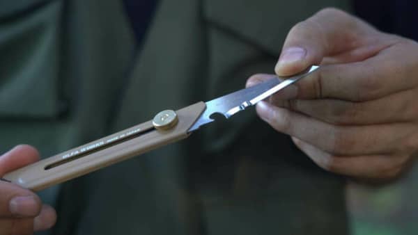 Introducing the charm of Olfa Works’ replaceable blade type outdoor cutter!, Shieldon