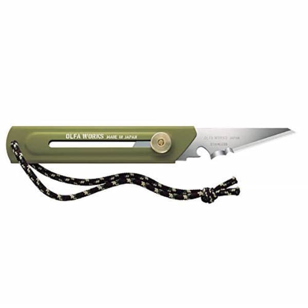 Introducing the charm of Olfa Works’ replaceable blade type outdoor cutter!, Shieldon