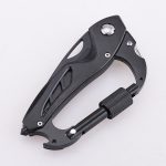 OEM carabiner multi purposes climbing tool custom blade aluminum screwdrivers JLD-20801 04