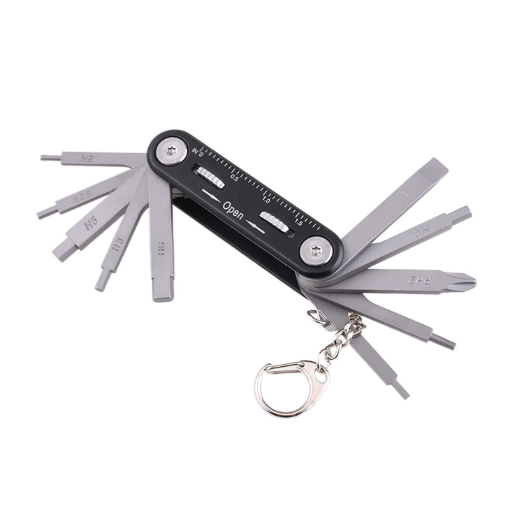 OEM-Fahrradreparaturwerkzeuge Mehrzweck-Edelstahl EDC JQ-0001