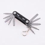 Ferramentas de reparo de bicicletas OEM multiusos em aço inoxidável EDC JQ-0001