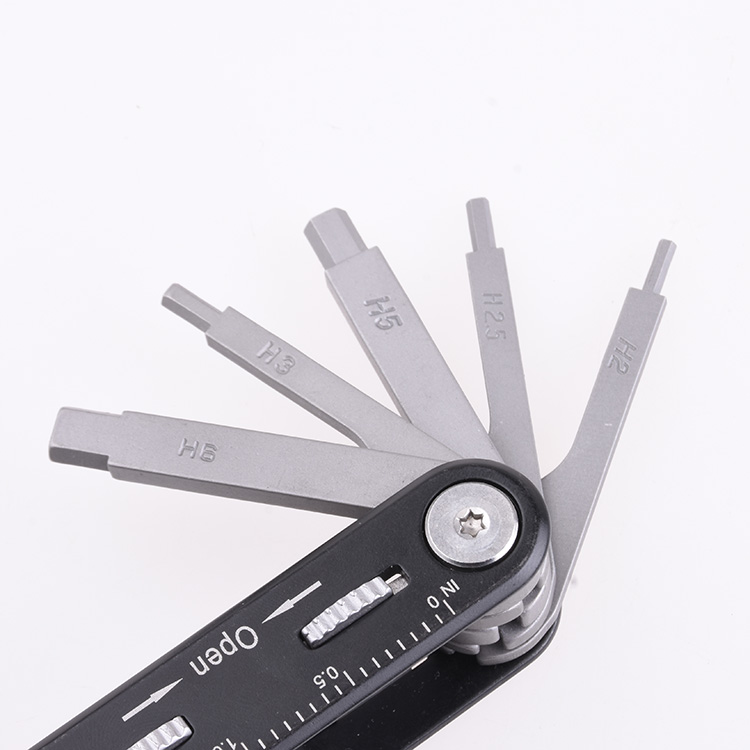 Ferramentas de reparo de bicicletas OEM multiusos em aço inoxidável EDC JQ-0001 03