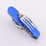 OEM 8 в 1 инструмент для кемпинга нестандартный цвет алюминиевая ручка ложка вилка штопор HF-A106ALL