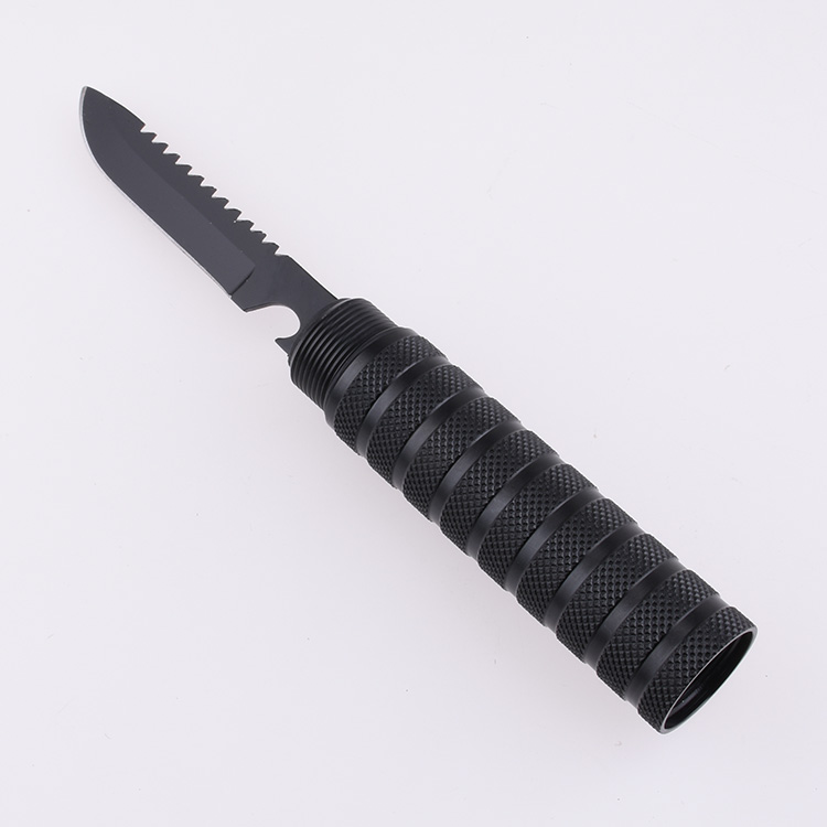 Wholesale multi-axes aluminium handle flint knife blade outdoor HH-A006 08
