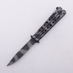 Cuchillo de mariposa OEM, hoja de color personalizado de acero inoxidable reemplazable JLD-C-26B-T 03