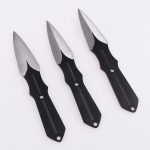 Facas de arremesso OEM lâmina personalizada cor preta 1 conjunto 3 peças combinação gratuita HH-9122