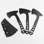 OEM wholesale multi throwing axes stainless steel nylon sheath sets HH-4866 09