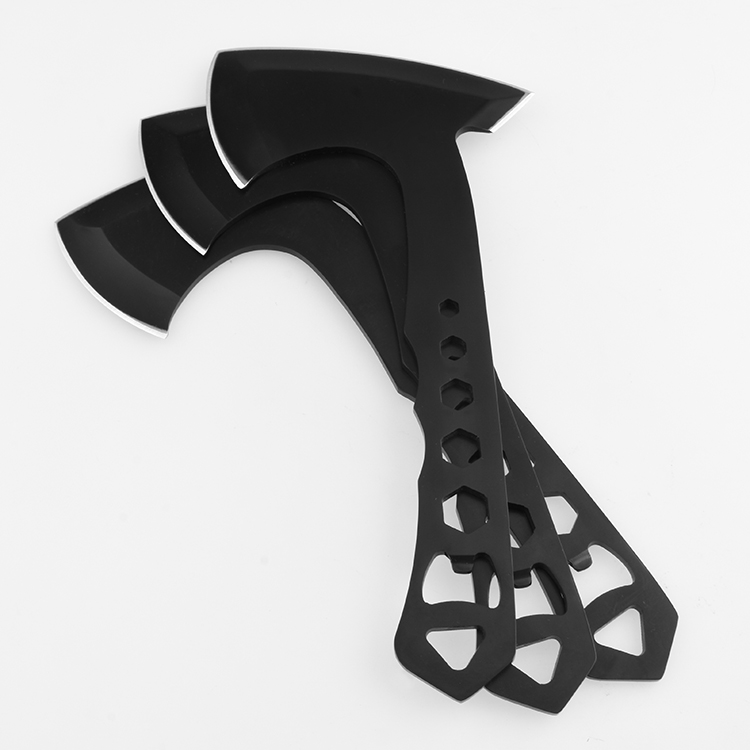 OEM wholesale multi throwing axes stainless steel nylon sheath sets HH-4866 10