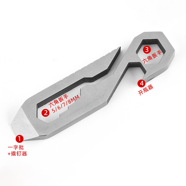 Atacado EDC 5 multifunções em formato de unha portátil para uso diário YJ-2214