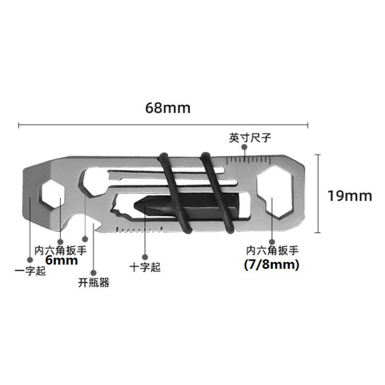 Wholesale EDC 6 multi functions bullet sharp portable daily use YJ-2209