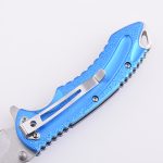 Bilah pisau lipat saku EDC OEM 3Cr13 menangani aluminium anodized MC-SK-8