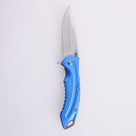 Bilah pisau lipat saku EDC OEM 3Cr13 menangani aluminium anodized MC-SK-8