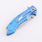 Bilah pisau lipat saku EDC OEM 3Cr13 menangani aluminium anodized MC-SK-8