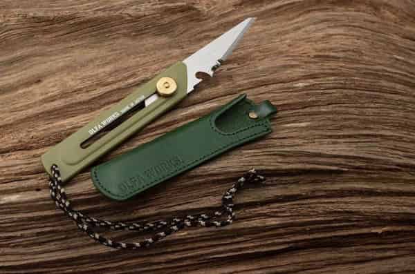 Quality made in Japan everywhere! Full tongue full-scale knife “Olfa Works”, Shieldon