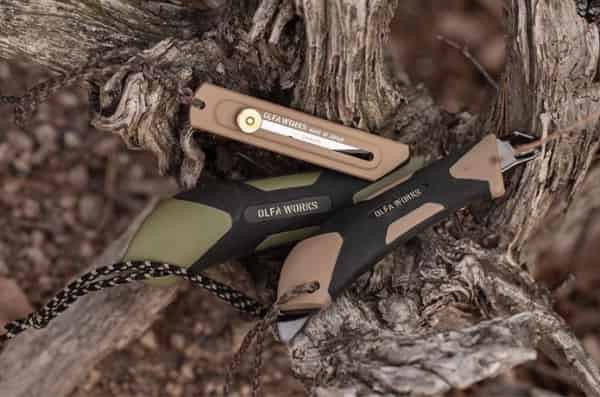 Quality made in Japan everywhere! Full tongue full-scale knife “Olfa Works”, Shieldon