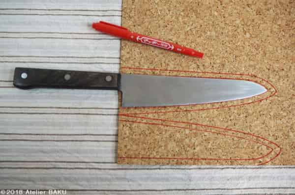 Custom your camp comfortable by making a &#8220;kitchen knife case&#8221; that is kind to everything and does not use nails or screws., Shieldon