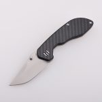 Shieldon EDC knife, TP01A Ronin, M390 blade, carbon fiber and 6AL4V Titanium handle, nested frame lock, Tepe Designs (USA) design