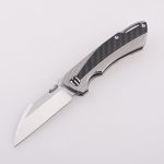 Нож Shieldon EDC, MN01A Squire, лезвие M390, рукоять 6AL4V с инкрустацией титановым углеродным волокном, гнездовой замок, дизайн Noble Knives (США)