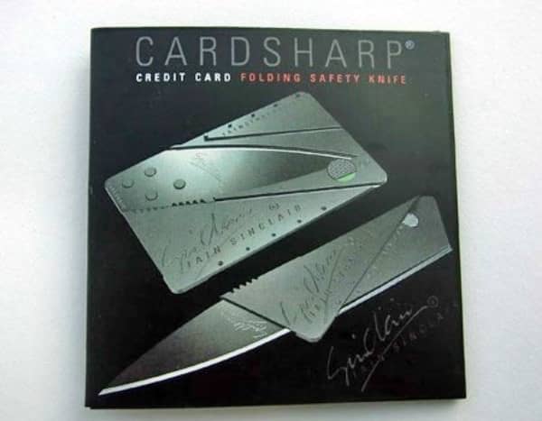 Ultra-thin and sharp. Cool design card knife, Shieldon