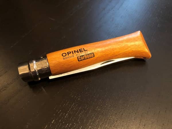 Introducing how to handle and care for the Opinel knife (sharpening & black rust processing)!, Shieldon