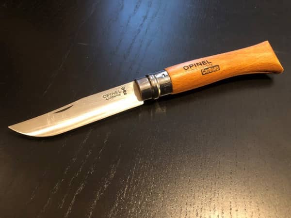 Introducing how to handle and care for the Opinel knife (sharpening & black rust processing)!, Shieldon