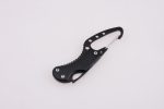 OEM carabiner 2 in 1 portable tool small blade multi color Aluminum handle JLD-002 03